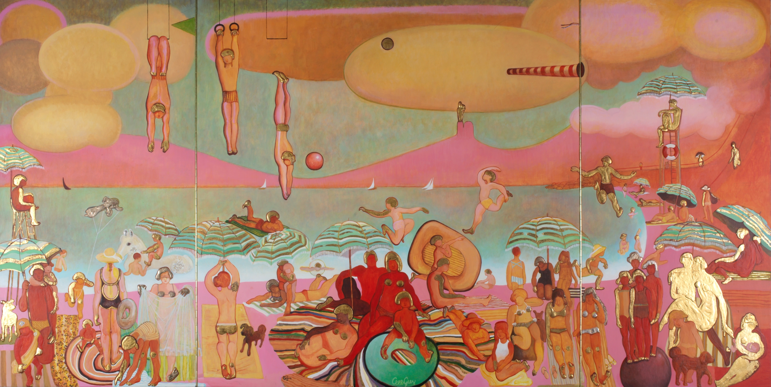 MARSEILLE ROSE ET OR - OUVERT - Linette Cajou